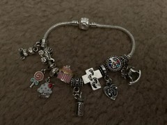 Baby Shower Gift For Baby Mom Baby Charm Bracelet One Of A Kind!
