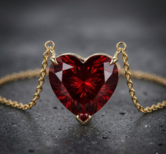 Lovely 10.20 Ct Certified Red Diamond Pendant, Tariffs FREE & matching Studs.