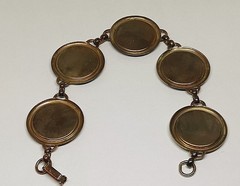 Vintage Coin Bracelet 8” Jefferson Nickel U.S. Money Jewelry