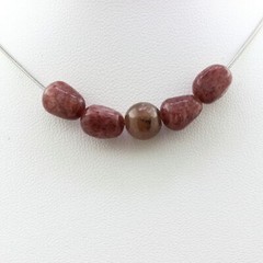 Ruby Bead Necklace From Brazil + Rubies From Mogok, Myanmar 8 Necklace Fe