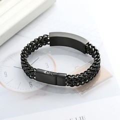 Cremation Bracelet for Ashes for Men-Stainless Steel Cuban Link Ash Urn Bracelet