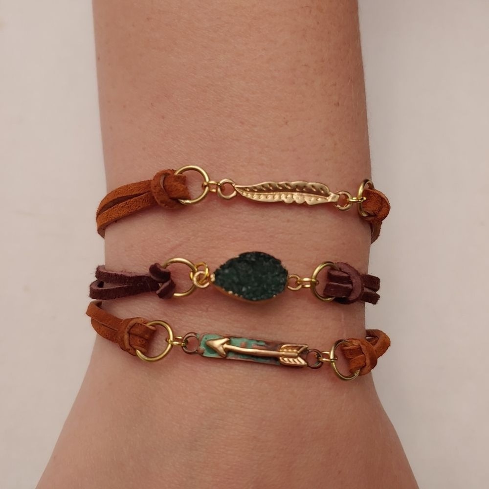 Bracelets Feather & Arrow