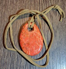 💎GORGEOUS Natural Red-Orange Mediterranean Coral Pendant💎