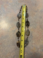 2 Chunky Natural Gemstones Necklaces Large Oval, And Small Round Stones ￼