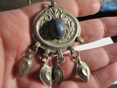 LOT OF 8 ARTISAN HANDCRAFTED PENDANTS VARIOUS DESIGNS ENAMEL & STONE – BBA-33E