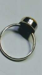 CUTE FOSSIL CORAL IN STERLING SILVER.925 RING SIZE 9.0-9.25!
