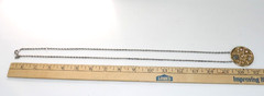 TAT2 Designs Pave CZs & 925 2-Tone French 14k Gold Plate Pendant 31″ Necklace