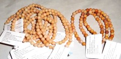 Natural Gemstone Peach Calcite Bracelets by Healing Light Stones
