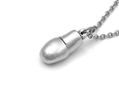 Human Big Toe Charm Necklace, Handmade Anatomy Jewelry Toenail Pendant