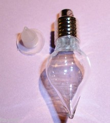 glass tear rice vial pendant teardrop locket ashes cremains memorial keepsake