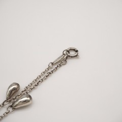 TIFFANY&Co. 5 Teardrop Bracelet SV925Necklace Silver Silver-