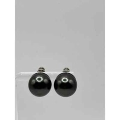 Steel Gray Hematite Polished Sphere Earrings!
