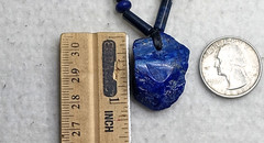 Lapis Lazuli adjustable necklace with Lapiz Lazuli beads handmade necklace.