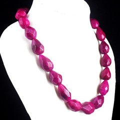 Wonderful Amazing Cut 634.Cts Ruby Excellent Beaded Necklace Jewelry RK 02 E787