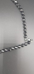Beautiful Artisian Multi Stand Multi Color Glass Hand Beaded Necklace 34″