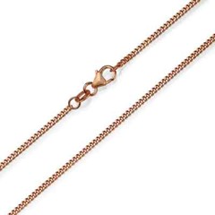Cuban Chain Solid 14K Gold 1.8 mm Thick Panzer Chain Necklace for Men and Women