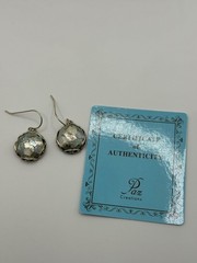 Or Paz Sterling Silver Roman Glass Dangle Earrings Israel