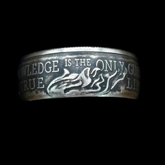 250th U.S. 2026 «Knowledge is Liberty» Half Dollar Coin Ring Band NEW