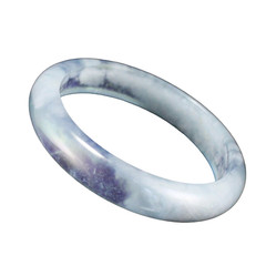 Natural Aquamarine Bangle Bracelet 41.2g 58mm ID Sky Blue White Cloud Certified