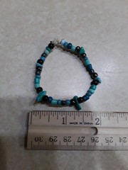 Handmade beaded bracelet- elastic thread- see 2nd picture for size SKU#017