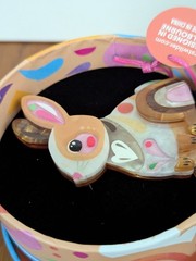 Erstwilder X Pete Cromer Maple The Bunny Resin Brooch- Easter 2026