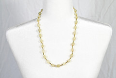 Necklace 24 inches Hand Carved ONYX Stones
