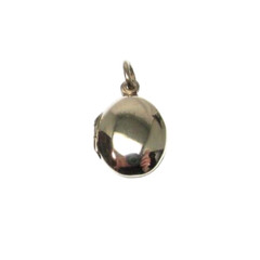 Danecraft Sterling Silver Handmade in Thailand Oval Locket Necklace Pendant