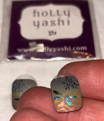 Holly Yashi Post Dragonfly earrings – never worn