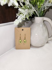 Handmade Avocado Earrings (Nickel Free)