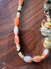 Beauty By Nature Handmade Natural Stone Jewelry Glasses Cats Chain Carnelian