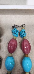 Gorgeous Huge Stone Beaded Artisan Necklace Lot Sterling Silver Turquoise Coral