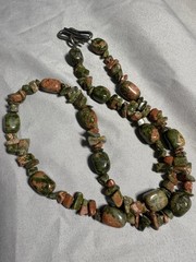 20.5” New Quality Handmade Natural Organic Polished Stone Women’s Necklace🍁