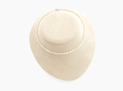 Real Rice Pearl Choker Necklace, Handmade with Cultured Saltwater Pearls