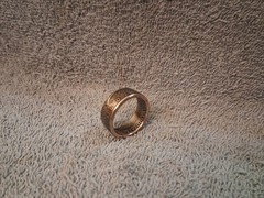 2002 Kennedy Half Dollars size 12 coin ring handmade mixed metals (A)