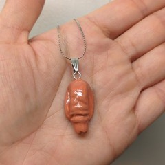 Handmade Dick Jewelry, Faux Terracotta, Male Peen, Adult Art, Penis Necklace