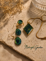 Necklace, Ring & dangle earrings – Set for women fine jewelry