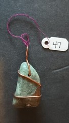 Hand Crafted Wire Wrapped Stone Pendants