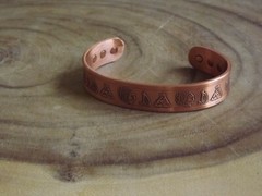 Pure Copper Magnetic Bracelet – Solid Copper Arthritis Pain Therapy Energy Cuff