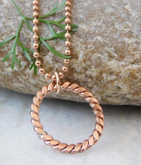 1 Pc Pure Copper Healing Tensor Ring Pendant Locket, Jewelry, Spiritual Kriya