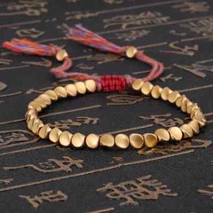 Tibetan Copper Alloy Beads Healing Reiki Handmade Lucky Rope Men Women Bracelet
