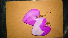 handmade polymer clay earrings