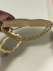 MATR BOOMIE Gold Toned Necklace Fair Trade NIP