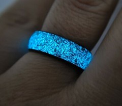 Carbon Fiber Ring with Gibeon Meteorite inlay – Made in USA – Sizes 4-16