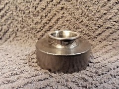 Minnesota 90% Silver Washington Quarters coin ring, size 7-1/2 2005 Handcrafted