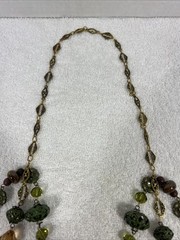 Boho Artisan Beaded Necklace – Handmade 28 Inch