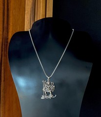 Kali Maa Necklace Brass Pendant • Hinduism Goddess Jewelry • Spiritual Gift