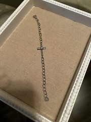 Opulenza Designs Cross Bracelet with CZ