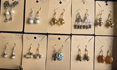 Lot #4 Artisan Handmade In USA 10 Pairs Of Randomly Selected Earrings New
