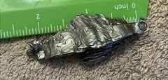 campo del cielo meteorite Huge 3-D Abstract Pendant