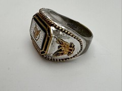 Bradford Exchange Morgan Silver Ingot»The King of American Silver» Sz 14 Ring